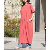 テラコッタ | n'OrLABEL多機能カットソーコクーンワンピース | osharewalker