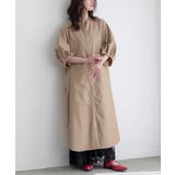 ベージュ | n'OrLABELキーネックタックドルマンワンピース | osharewalker