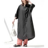 ブラック | n'OrLABELキーネックタックドルマンワンピース | osharewalker