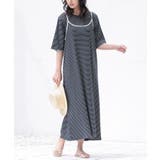 ネイビー | n'OrLABELリブボーダーカットソー＆キャミワンピースセットアップ  | osharewalker