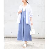 ライトブルー | n'OrLABEL接触冷感ジャージーデニムジャンパースカート  | osharewalker