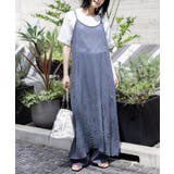 グレイッシュブルー | n'OrLABEL冷感Tシャツ&キャミワンピセット | osharewalker