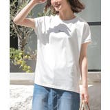 オフホワイト | n'OrLABEL冷感キープフレンチスリーブ刺繍カットソー | osharewalker