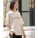 ライトベージュ | n'OrLABEL接触冷感ロゴプリントT | osharewalker