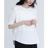 オフホワイト | somari imaginationレースベスト×ブラウスセット | osharewalker