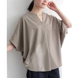 グレージュ | n'OrLABELスキッパードルマンシャツ | osharewalker