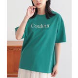 グリーン | n'OrLABEL多機能半袖ロゴプリントカットソー | osharewalker