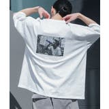 ホワイト系8 | MDRマルチプリント柄半袖Tシャツ | osharewalker【MEN】