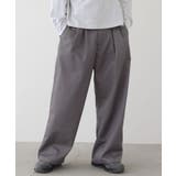 グレー | n'OrLABELメンズツイルワイドパンツ  | osharewalker【MEN】