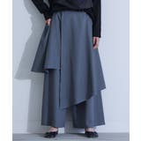 グレー | kOhAKUアシンメトリーレイヤーパンツ  | osharewalker