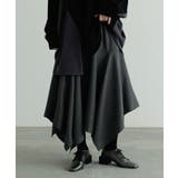 グレー | n'OrLABEL裾ギザギザスカート | osharewalker