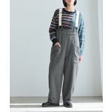 杢グレー | n'OrLABELツイードコクーンサロペット  | osharewalker