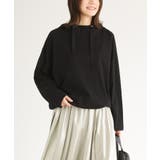 ブラック | n'OrLABELスタンドフーディプルオーバー | osharewalker