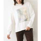 オフホワイト | n'OrLABELアートプリントロンT | osharewalker