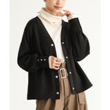 アイボリー | n'OrLABEL配色ステッチワッフルタートルカットソー | osharewalker