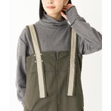 杢チャコール | n'OrLABEL配色ステッチワッフルタートルカットソー | osharewalker