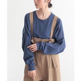ブルー系１ | n'OrLABELはぐもちバンザイニットプルオーバー  | osharewalker
