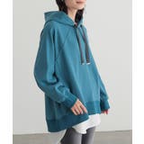 ブルー | n'OrLABEL配色テープ裏毛スウェット  | osharewalker