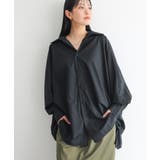 ブラック | n'OrLABELドルマンビッグシャツ | osharewalker