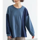 ブルーグリーン | n'OrLABELコーデュロイ切替カットソー | osharewalker