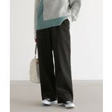 ブラック | n'OrLABEL裏フリースセミワイドパンツ | osharewalker