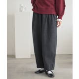 チャコール | n'OrLABELツイードバレルタックパンツ | osharewalker