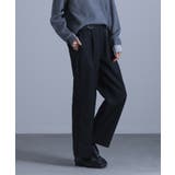 ブラック | kOhAKU合皮ベルト付きパンツ | osharewalker