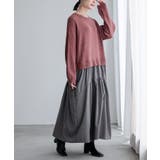 オレンジ | n'OrLABELニットドッキングワンピース | osharewalker