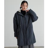 ネイビー | n'OrLABEL裏ボア撥水モッズコート  | osharewalker