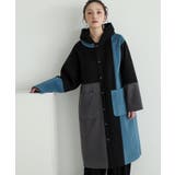 ブラック | n'OrLABEL配色メルトンコート  | osharewalker