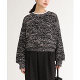 ブラック | n'OrLABELカラーネップニット | osharewalker