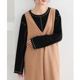 ブラック | n'OrLABEL配色ロックステッチ微起毛カットソー | osharewalker