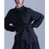 ブラック | kOhAKUアシメデザインシャツ | osharewalker