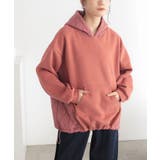 テラコッタ | n'OrLABEL裏起毛キルティング切り替えパーカー | osharewalker