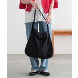 ブラック | n'OrLABELギャザーショルダーバッグ  | osharewalker