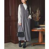 グレー | n'OrLABELレースブラウス&ジレワンピースセットアップ | osharewalker