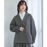 グレー | n'OrLABEL袖タックテーラードジャケット | osharewalker