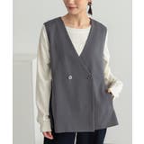 グレー | n'OrLABELバックフレアジレ | osharewalker