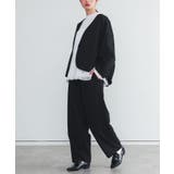 ブラック | somari imaginationノーカラージャケットコクーンパンツセットアッ… | osharewalker