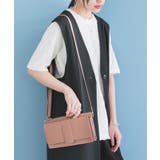 ピンクアーモンド | n'OrLABELフェイクレザーウォレットショルダーバッグ | osharewalker