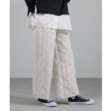 アイボリー | n'OrLABELキルティングパンツ | osharewalker