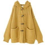マスタード | n'OrLABELダッフルデザインニットパーカー | osharewalker