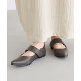 チャコール(1) | n'OrLABEL走れるベルトストラップパンプス  | osharewalker