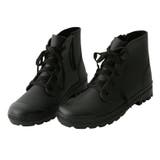 ブラック | レースアップミドルレインシューズ | osharewalker