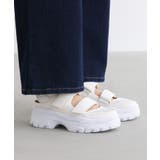ホワイト | n'OrLABEL厚底スニーカーサンダル | osharewalker