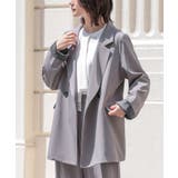 グレー | n'OrLABEL美シルエットテーラードジャケット | osharewalker