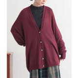 ボルドー | n'OrLABELゆるっとラフニットカーデ | osharewalker