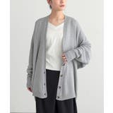 杢グレー(10) | n'OrLABELゆるっとラフニットカーデ | osharewalker