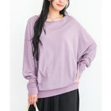 グレイッシュラベンダー | n'OrLABELリラックスドルマンカットソー | osharewalker