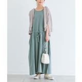 スモーキーミント | n'OrLABEL洗練シンプルロングワンピース  | osharewalker